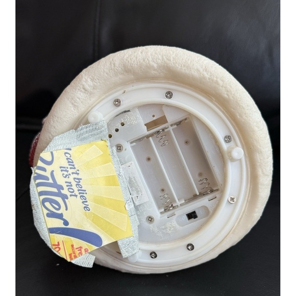 Vtg Rubber Singing Snowman Dances Bops to Frosty the Snowman w Box Christmas 11" - Picture 7 of 11